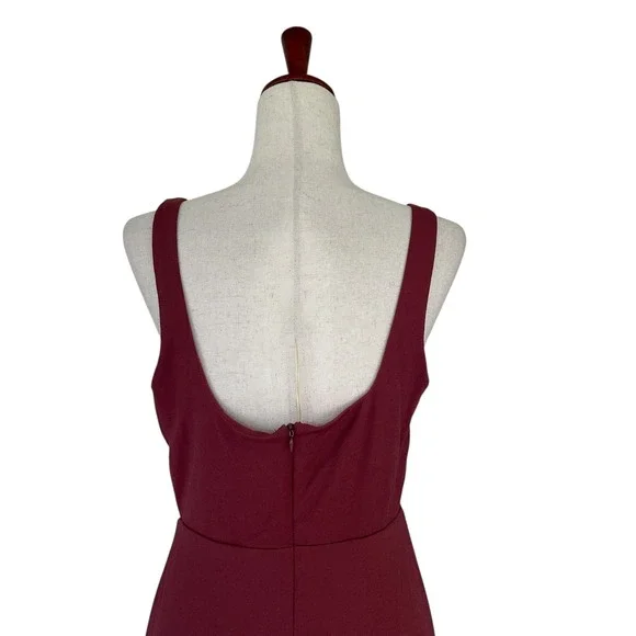 Birdy Grey Dress Women's Large "Alex" Dress in Crepe Rosewood Bridesmaid Formal - Picture 12 of 13